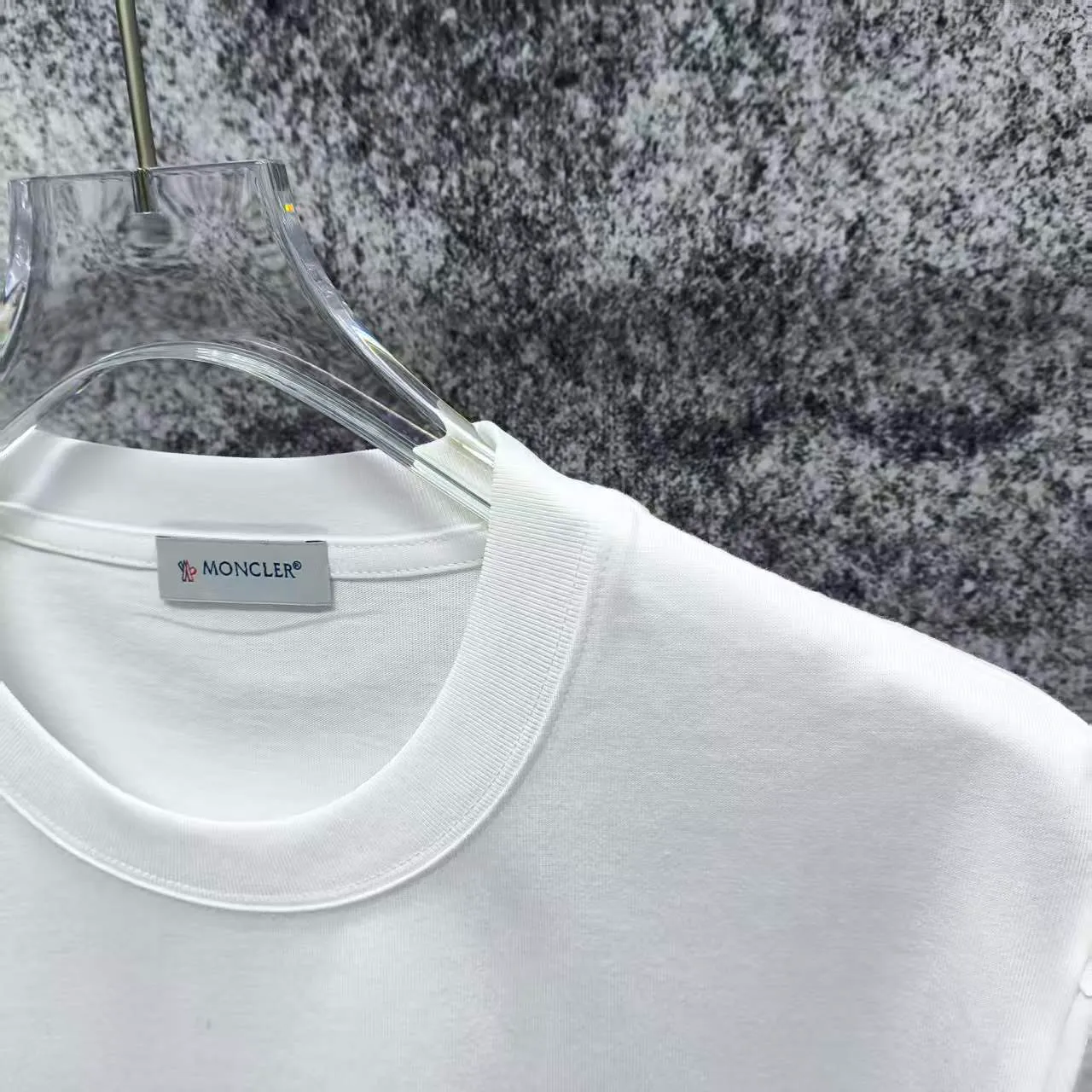 MONCLE* 2026 New Arrival logo t Same Style Size S M L XL XXL Black White